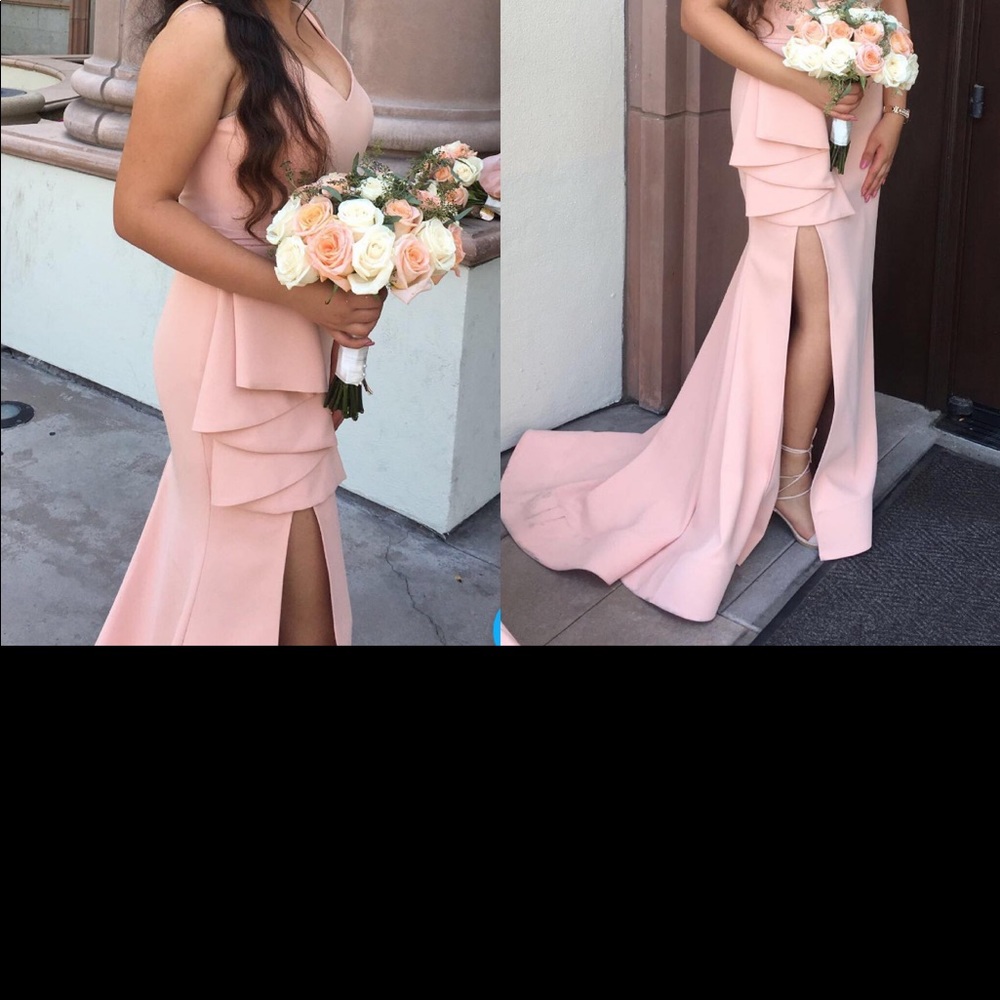 Sale PERFECT PROM DRESS peachy color maxi size 0-2